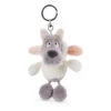 Nici Glubschis Pluchen Sleutelhanger Wolf Ulvy, 10cm -Nici 2450280a