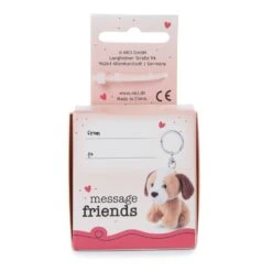 Nici Pluchen Sleutelhanger Hond Forever Friends In Geschenkd -Nici 2450349c