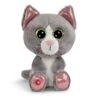 Nici Glubschis Pluchen Knuffel Kat Grijs Felinja, 15cm -Nici 2450384a