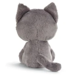 Nici Glubschis Pluchen Knuffel Kat Grijs Felinja, 15cm -Nici 2450384c