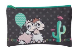 Nici Etui Lama Baby Junior 20,5 Cm Polyester Zwart