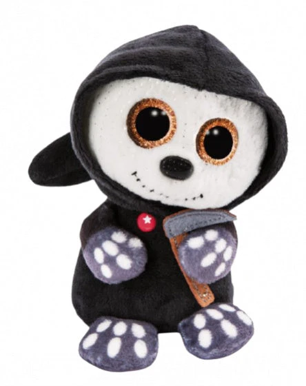 Nici Griezelknuffel Glubschis Sanito Junior 15 Cm Zwart/wit