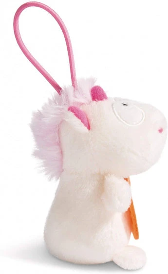 Nici Knuffelhanger Goede Rit Junior 8 Cm Polyester Wit - Afbeelding 3