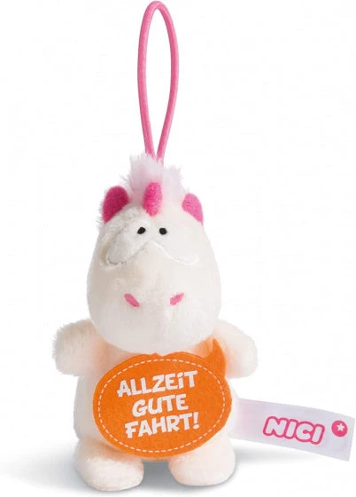 Nici Knuffelhanger Goede Rit Junior 8 Cm Polyester Wit