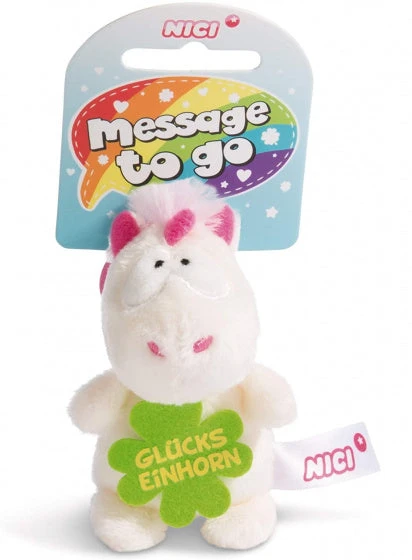 Nici Knuffelhanger Eenhoorn Geluk Junior 8 Cm Polyester Wit 4 Nici Knuffelhanger Eenhoorn Geluk Junior 8 Cm Polyester Wit - Afbeelding 2