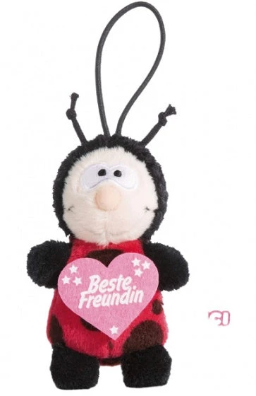 Nici Knuffelhanger Beste Vriendin Junior 9,5 Cm Polyester Rood 3 Nici Knuffelhanger Beste Vriendin Junior 9,5 Cm Polyester Rood