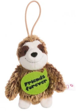 Nici Knuffelhanger Luiaard Vrienden Junior 10 Cm Polyester Bruin