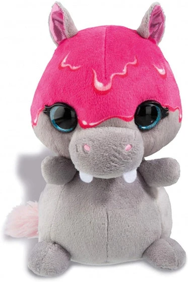 Nici Knuffel Fantasienijlpaard Junior 16 Cm Pluche Grijs/roze
