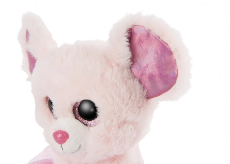 Nici Knuffel Glubschis Muis Junior 25 Cm Pluche Roze - Afbeelding 2