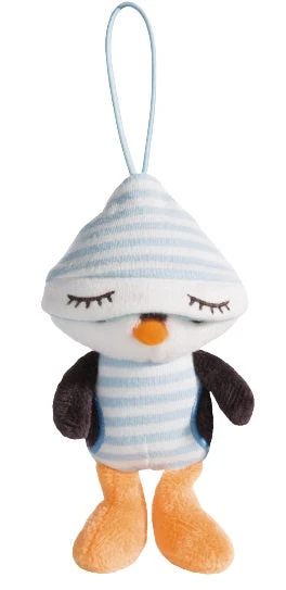 Nici Knuffel Met Hanger Penguïn Koosy 14 Cm Pluche Zwart - Afbeelding 2