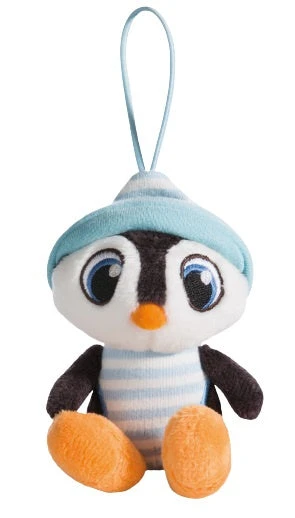 Nici Knuffel Met Hanger Penguïn Koosy 14 Cm Pluche Zwart - Afbeelding 3