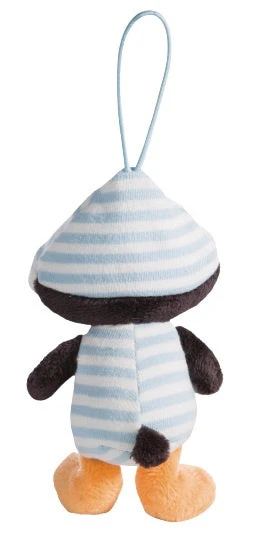 Nici Knuffel Met Hanger Penguïn Koosy 14 Cm Pluche Zwart - Afbeelding 4