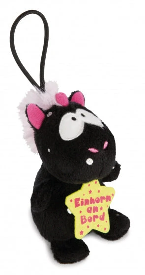 Nici Knuffel Unicorn Carbon Junior Pluche 8 Cm Zwart/geel 3 Nici Knuffel Unicorn Carbon Junior Pluche 8 Cm Zwart/geel