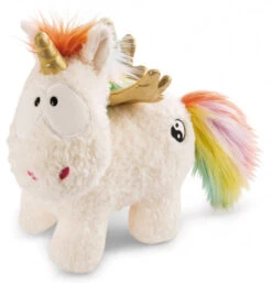 Nici Knuffel Unicorn Yang 15 X 13 Cm Pluche/polyester Wit