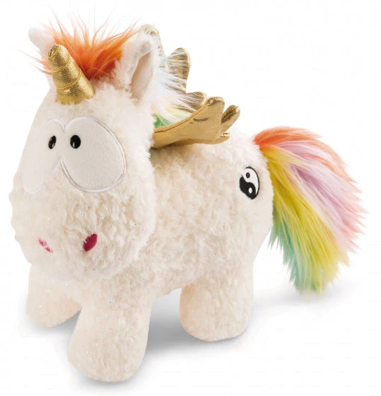 Nici Knuffel Unicorn Yang 34 X 32 Cm Pluche/polyester Wit