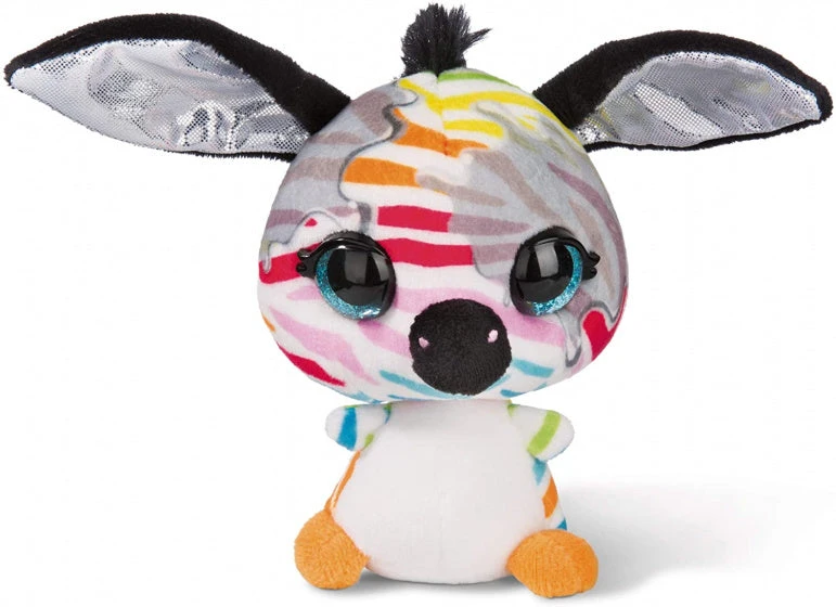 Nici Knuffelzebra Junior 12 Cm Pluche Zwart/wit