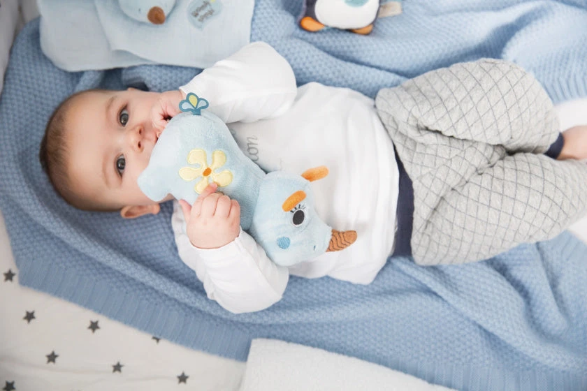 Nici Knuffeldier Manuffi 3D Neushoorn 20 Cm Pluche Blauw 4 Nici Knuffeldier Manuffi 3D Neushoorn 20 Cm Pluche Blauw - Afbeelding 2