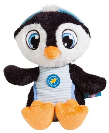 Nici Knuffeldier Penguin Koosy 38 Cm Pluche Zwart
