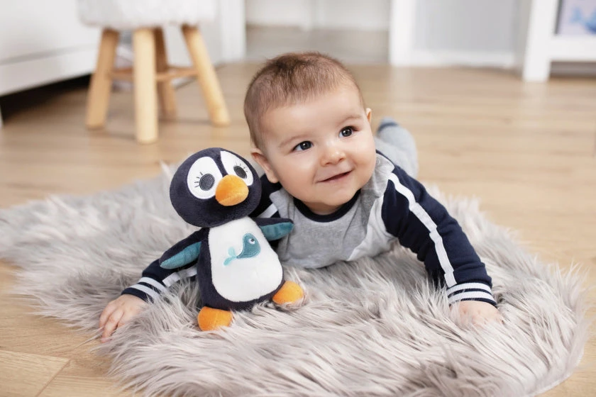 Nici Knuffeldier Pinguïn 3D Watschili 17 Cm Pluche Zwart/wit - Afbeelding 2