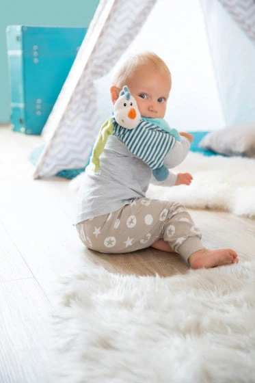 Nici Knuffeldoekje Dragon Dragilu 25 X 31 Cm Pluche Beige - Afbeelding 3