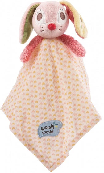 Nici Knuffeldoekje Hopsalie Konijn 38 X 38 Cm Katoen Roze