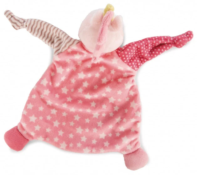 Nici Knuffeldoekje Unicorn Stupsi 25 X 25 X 7,5 Cm Pluche Roze - Afbeelding 2