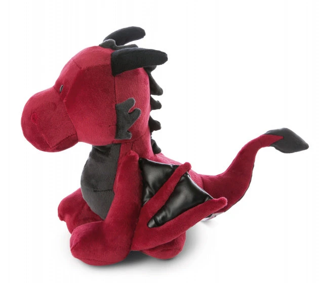 Nici Knuffeldraak Eldor Junior 45 Cm Pluche Rood/zwart - Afbeelding 2