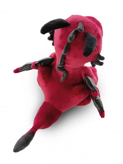 Nici Knuffeldraak Eldor Junior 45 Cm Pluche Rood/zwart - Afbeelding 5