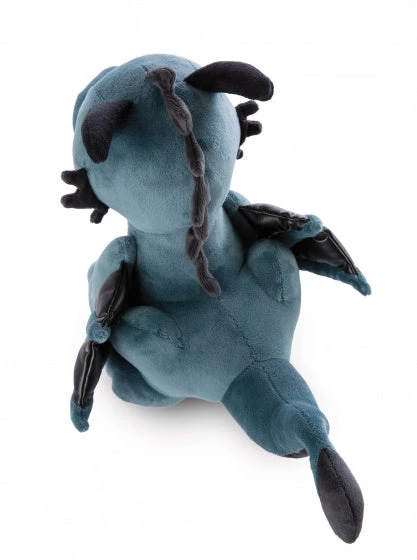 Nici Knuffeldraak Ivar Junior 30 Cm Pluche Blauw/zwart - Afbeelding 5