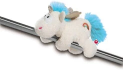 Nici Knuffeleenhoorn Junior 12 Cm Pluche Wit/blauw