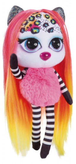 Nici Knuffelpop Pixidoos Piku 20 Cm Pluche Oranje/rood