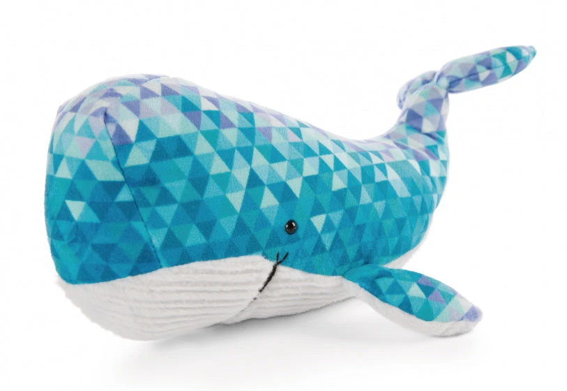 Nici Knuffelwalvis Atlantic Friends Junior 22 Cm Pluche Blauw - Afbeelding 3