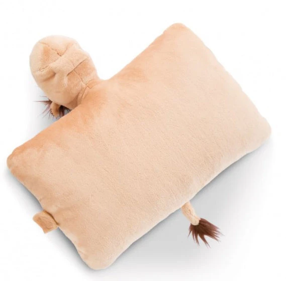 Nici Knuffelkussen Kemal Junior 40 X 30 Cm Pluche Bruin - Afbeelding 3