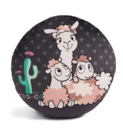 Nici Kussen Lama Baby's Junior 30 Cm Polyester Zwart