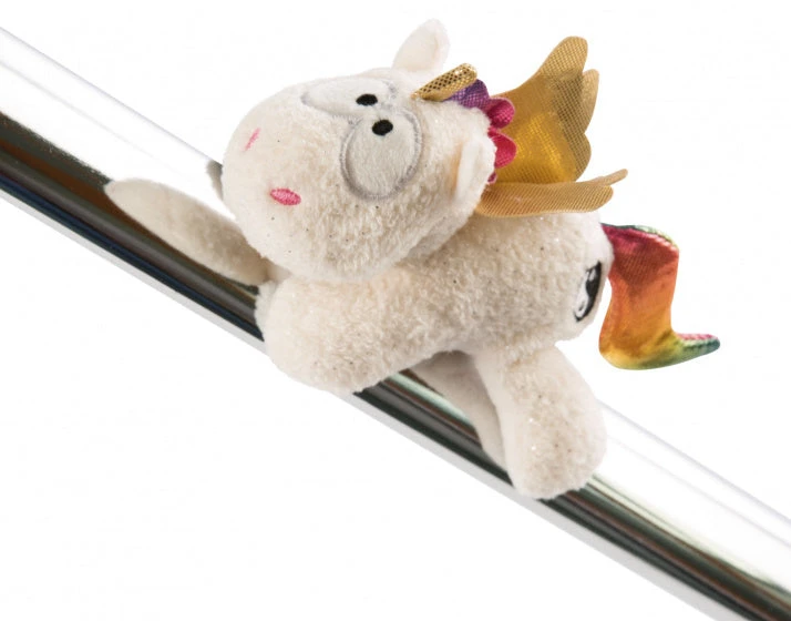 Nici Magneet Unicorn Yang 8 X 12 Cm Pluche/polyester Wit 3 Nici Magneet Unicorn Yang 8 X 12 Cm Pluche/polyester Wit