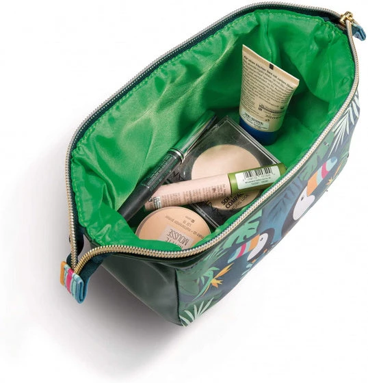 Nici Make-up Tasje 18 X 12 Cm Kunstleer Groen - Afbeelding 2