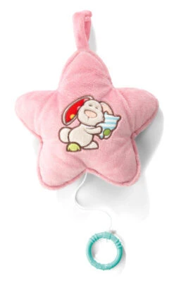 Nici Muziekdoosje Rabbit Tilli Junior 21 X 21 Cm Pluche Roze