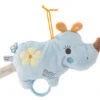Nici Muziekknuffel Manuffi 2D Neushoorn 20 Cm Pluche Blauw -Nici nici muziekknuffel neushoorn manuffi 2d 20 cm pluche blauw 996111 1636396243