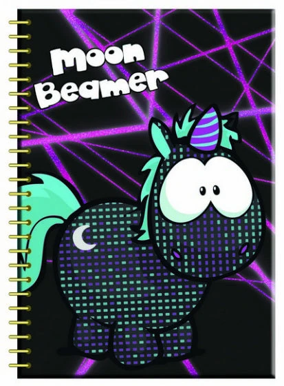Nici Notitieboek Moonbeamer Junior B5 Ringband Zwart 3 Nici Notitieboek Moonbeamer Junior B5 Ringband Zwart