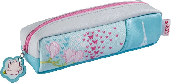 Nici Pennenetui Jolly In Paris Meisjes 19,5 X 5 Cm Blauw/roze 3 Nici Pennenetui Jolly In Paris Meisjes 19,5 X 5 Cm Blauw/roze