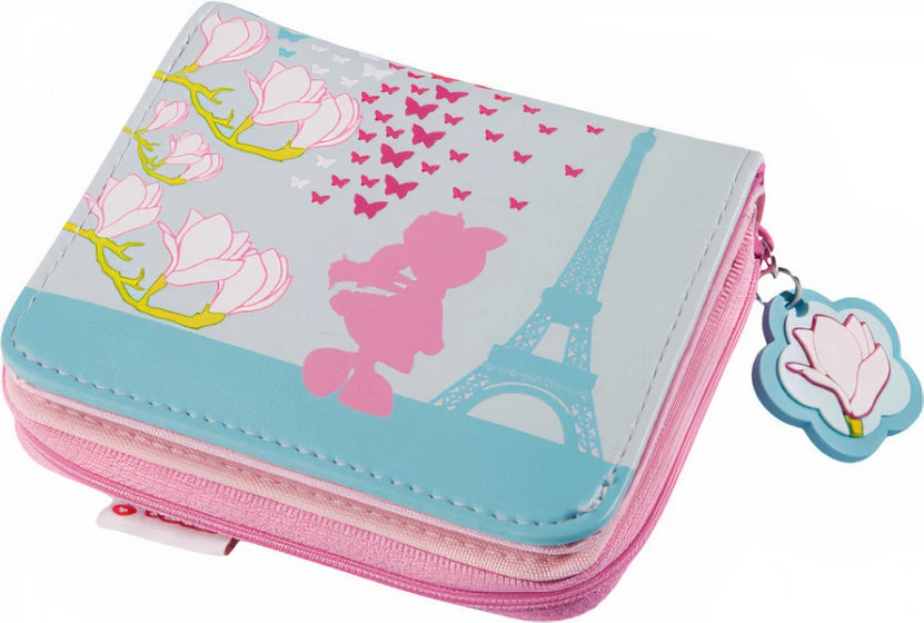 Nici Portemonnee Wallet Jolly In Paris Meisjes 12 X 9,5 Cm Blauw