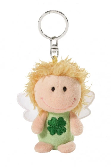 Nici Sleutelhanger Beschermengel Junior 7 Cm Pluche Groen