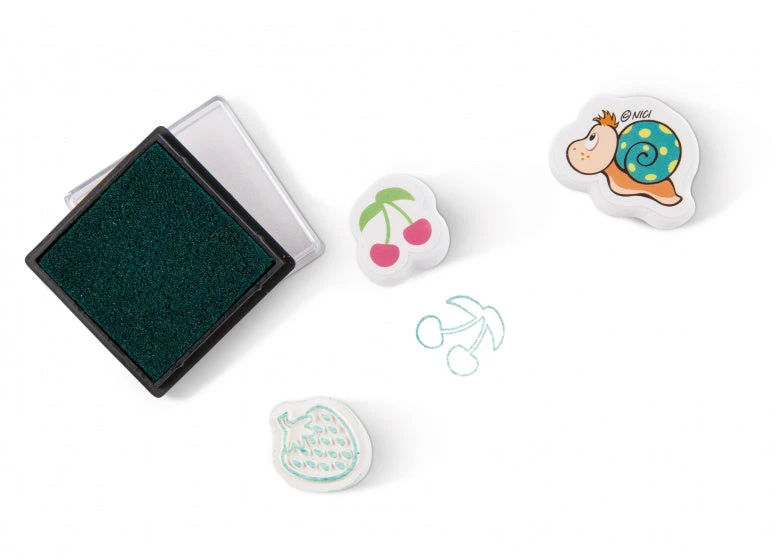 Nici Stempelset Classic Beer 9,5 X 9,5 Cm Blauw 9-delig - Afbeelding 3